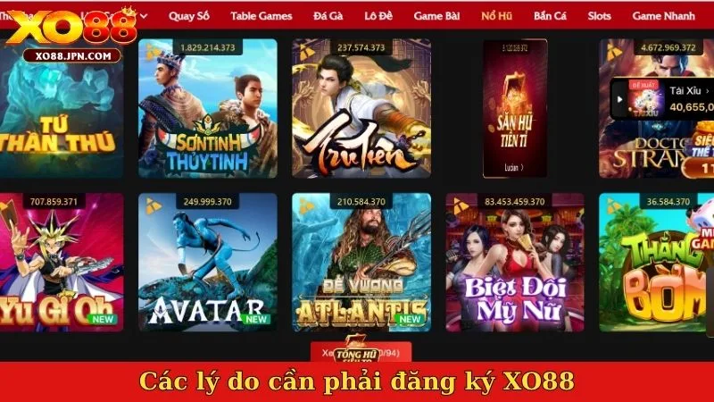 Các lý do cần phải đăng ký XO88