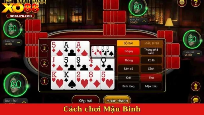 Cách chơi Mậu Binh