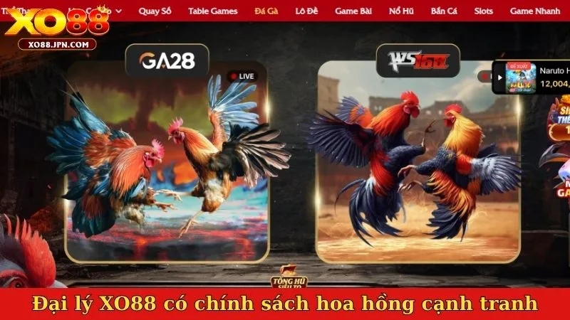 Đại lý XO88 có chính sách hoa hồng cạnh tranh