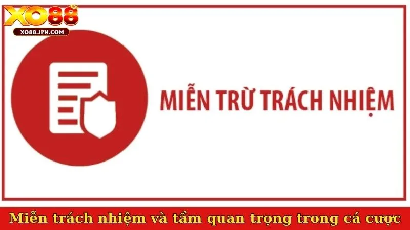 Miễn trách nhiệm và tầm quan trọng trong cá cược