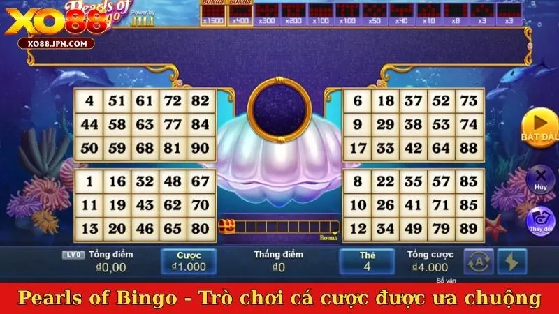 Pearls of Bingo - Trò chơi cá cược được ưa chuộng hiện nay